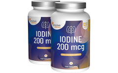 Essentials Jod 200 mcg hochdosiert – vegan, 240 Kapseln