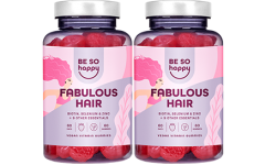 Fabulous Hair Gummibärchen mit 6000 mcg Biotin 2er-Pack