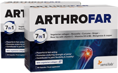 ArthroFar - con collagene e glucosamina (Ovomet®) 1+1 GRATIS