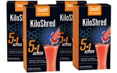 KiloShred - 5-in-1 Abnehmeffekt 2 + 2 GRATIS