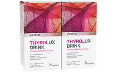 ThyroLux Drink pour une thyroïde sous-active, avec de l'iode, sans hormones x2