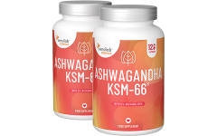 Essentials Ashwagandha KSM-66® - Alto dosaggio - Vegano, 240 capsule