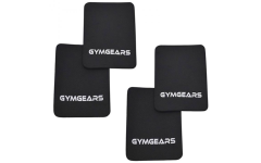 Grip pads 3 mm neoprene, set of 4 - black