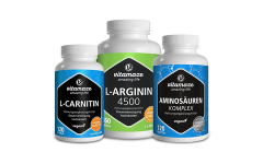 Training package containing L-arginine, L-carnitine & amino acids