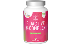 Essentials Bioaktivní B-komplex Extra Forte, vysoká dávka – Vegan, 100 kapslí