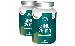 Essentials Zinek vysoká dávka 25 mg – Vegan, 60 kapslí