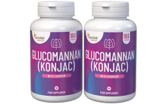 Essentials Glucomanano (konjac) dosis alta - vegano, 360 cápsulas