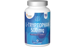 Essentials L-Tryptophan 500 mg High Dose - Vegan, 180 Capsules