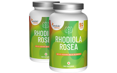 RHODIOLA ROSEA: 1+1 KAUPAN PÄÄLLE, Korkea annos - vegaaninen, 180 kapselia