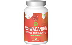 Essentials BIO Ashwaghanda KSM-66®ROYAL 500 mg, doză mare, vegan - 100 capsule