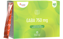 Essentials GABA 750 mg, visok odmerek - vegansko, 40 vrečk