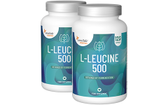 Essentials L-leucina 500, Alto dosaggio - Vegano, 240 capsule