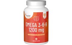 Essentials Ómega 3-6-9, 1200 mg de dose alta - 60 cápsulas