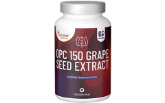 Essentials OPC 150 Extrakt z hroznových jader + Vitamín C, vysoká dávka – Vegan, 60 kapslí