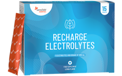 Essentials Recharge Electrolytes 2290 mg vysoká dávka - Vegan, 15 vrecúšok