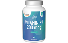 Essentials Vitamina K2 de alta dose - vegan, 30 cápsulas