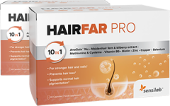 HairFAR PRO – integratore professionale per la crescita dei capelli - 2x