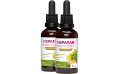 Hepafar Bitter Tropfen - Amers digestifs naturels à base de 15 plantes x2