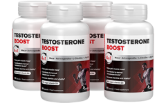 Testosterone Boost: 4 frascos