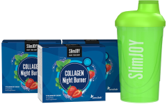 COLLAGEN Night Burner 1+2 GRATIS: Bebida de colágeno para adelgazar + Shaker GRATIS