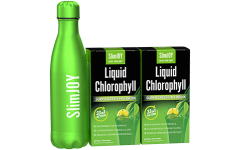 Liquid Chlorophyll - Super Green Mix Drink dvojbalení + láhev ZDARMA