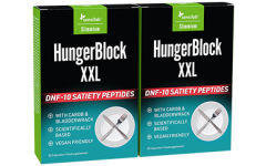 HungerBlock XXL – Kapsle na potlačení chuti k jídlu 1+1 ZDARMA