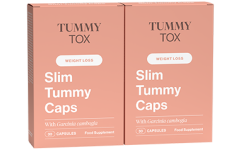 Slim Tummy Caps: Kapseln für einen flachen Bauch – 2er Pack