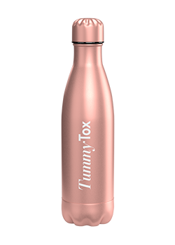 Gourde TummyTox en Or Rose