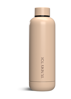 TUMMY TOX Beige Trinkflasche 500ml