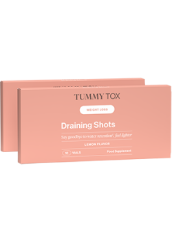 Draining Shots:  Ampollas contra la retención de líquidos - 2 unidades