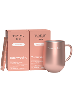 Tummyccino, 2 Packungen + GRATIS TummyTox Tasse