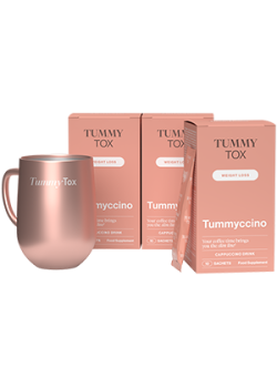 Tummyccino: café avec effet minceur - 3 boîtes + Tasse GRATUITE
