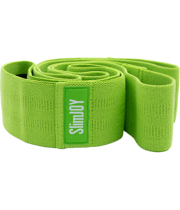 SlimJOY Fit Band Green – fabric resistance band