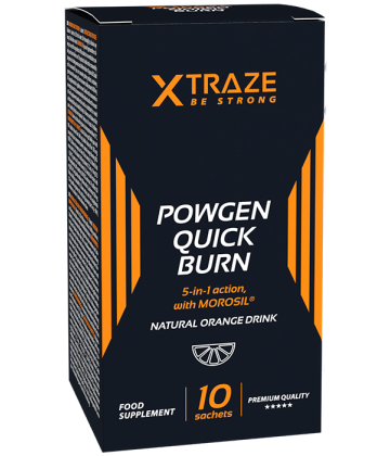 PowGen Quick Burn - Bebida Quemagrasa Todo en Uno con MOROSIL®