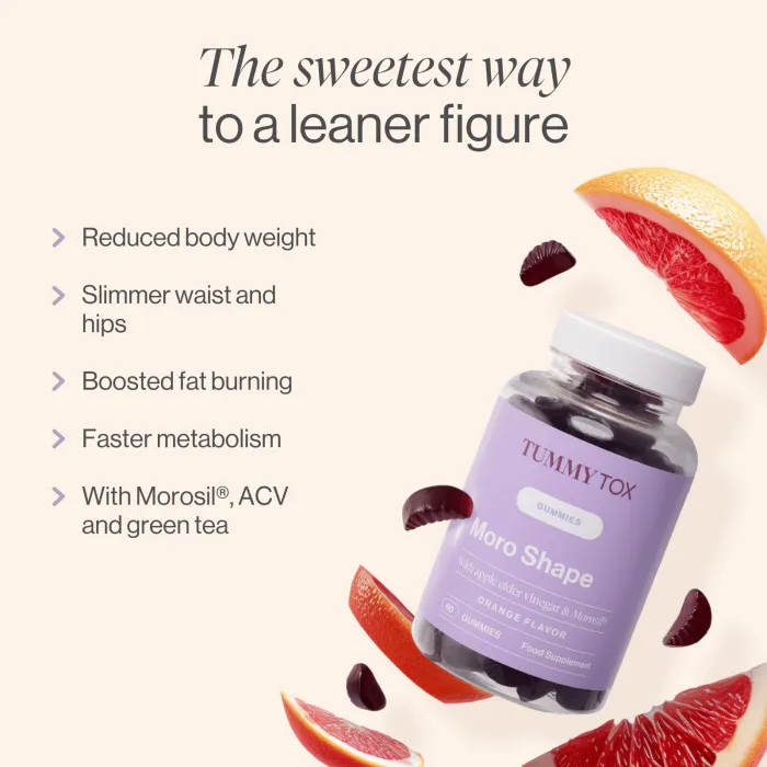 Moro Shape Weight-Loss Gummies with Morosil® | TummyTox Moro Shape Weight-Loss Gummies with Morosil® | TummyTox